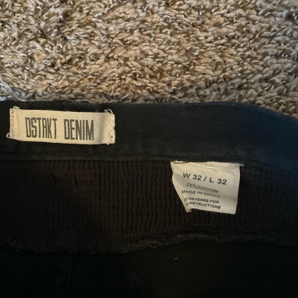 Dstakt Black Denim Jeans Men’s Size 32x32 Skinny Leg Hip Hop - Picture 7 of 13
